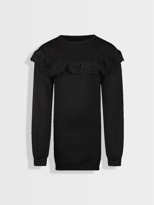 Elegant Black | Dekliška obleka - Lucky Kiddo SI 