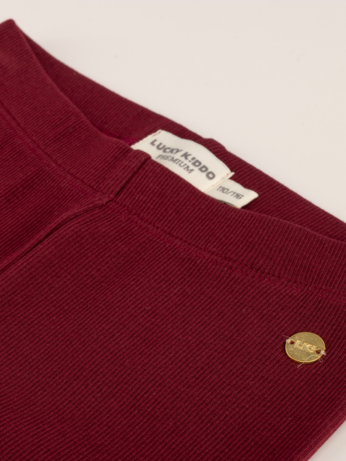 Berry Red | Dekliške pajkice z rebrasto strukturo