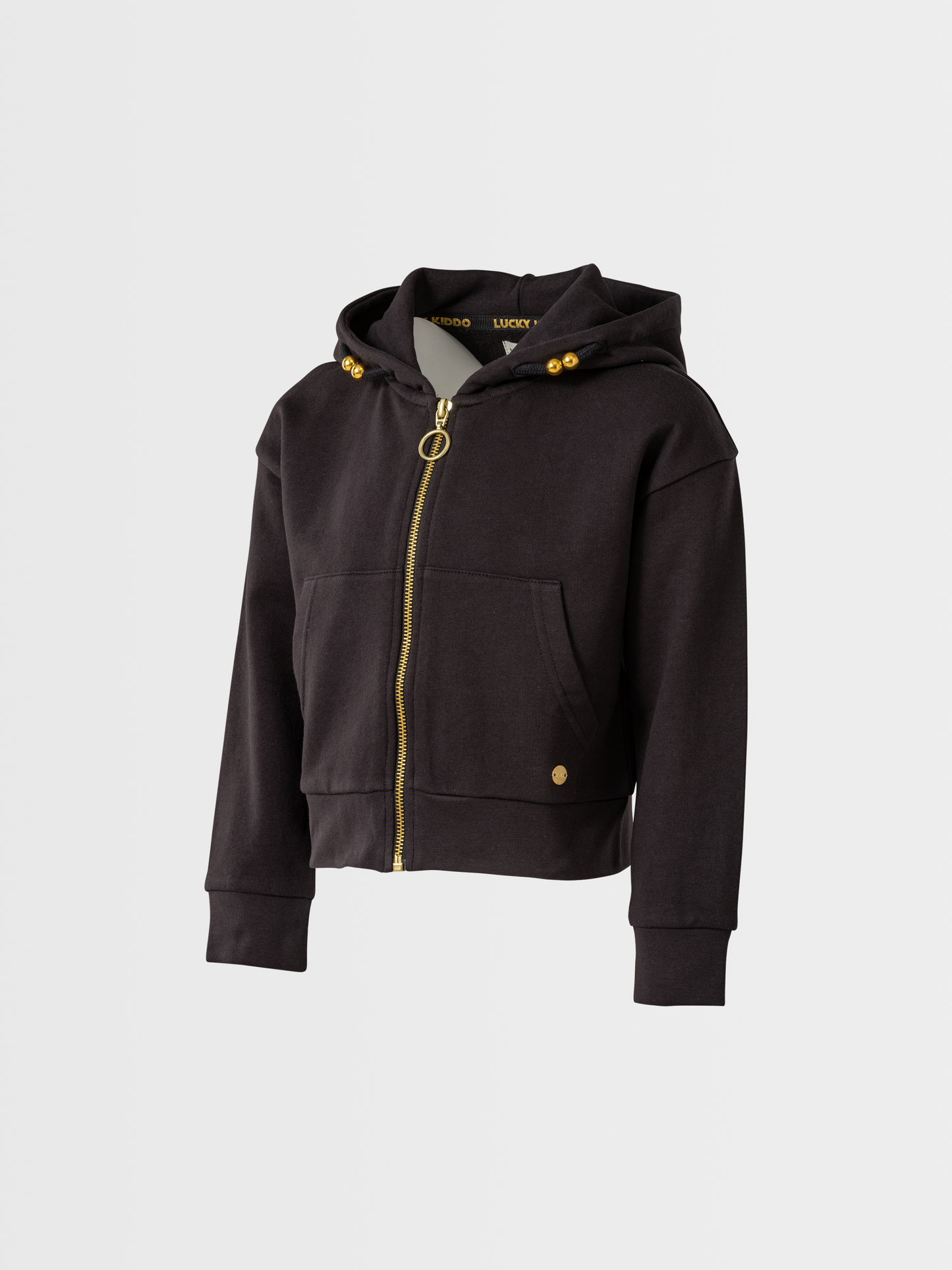 Moonless Might | Dekliški pulover z zadrgo in kapuco