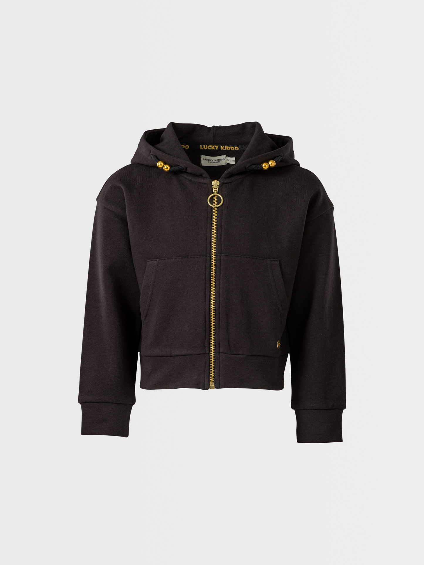 Moonless Might | Dekliški pulover z zadrgo in kapuco