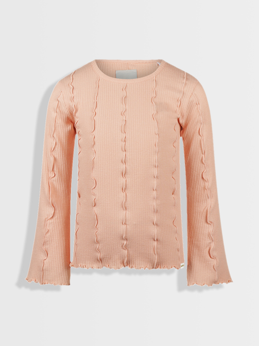 Flare rose | Dekliška majica z dolgimi rokavi - Lucky Kiddo SI 