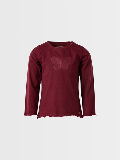 Butterfly Joy | Dekliška majica z dolgimi rokavi