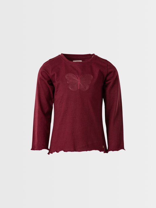 Butterfly Joy | Dekliška majica z dolgimi rokavi