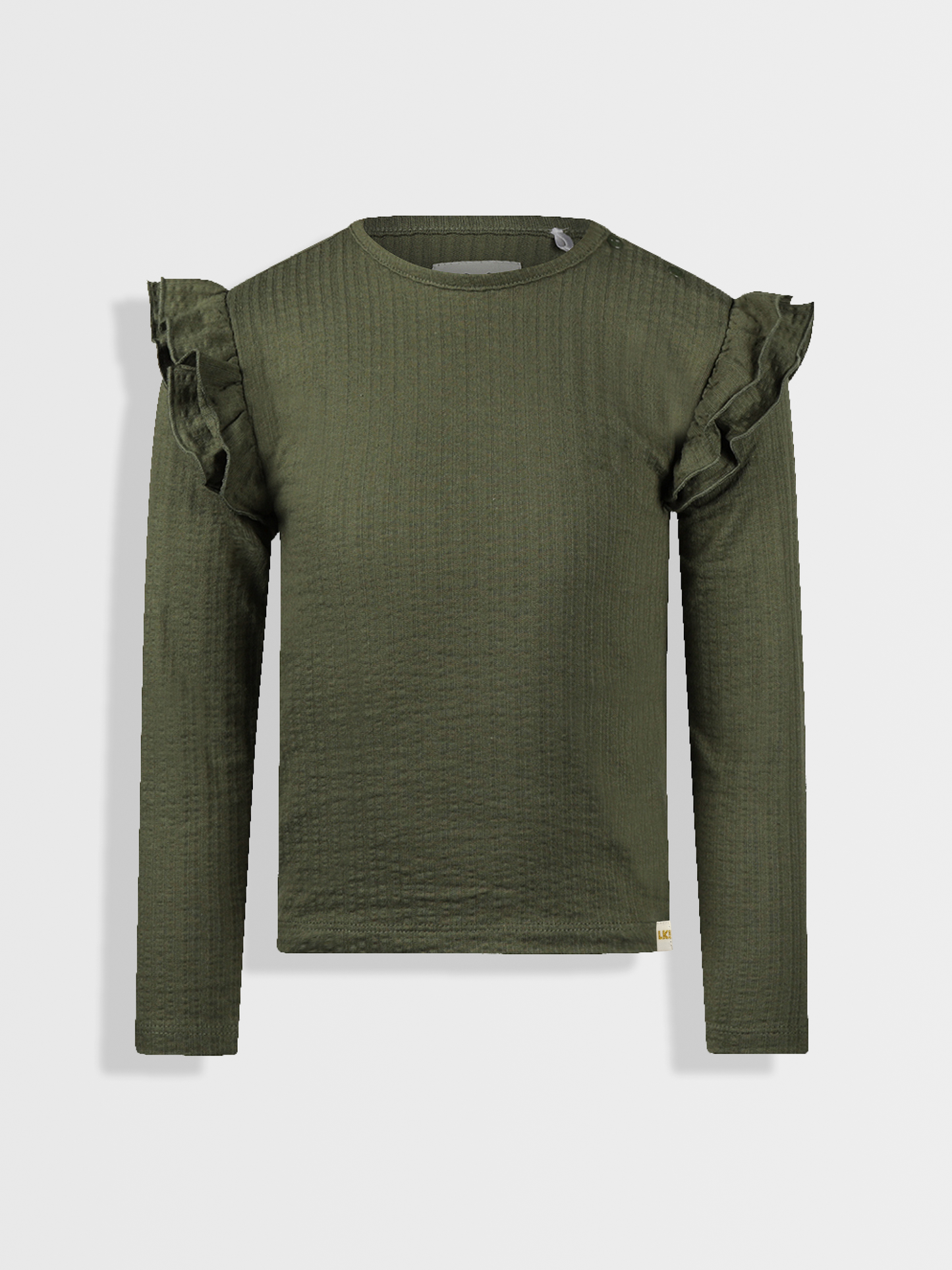 Forest Green | Dekliška majica z dolgimi rokavi - Lucky Kiddo SI 