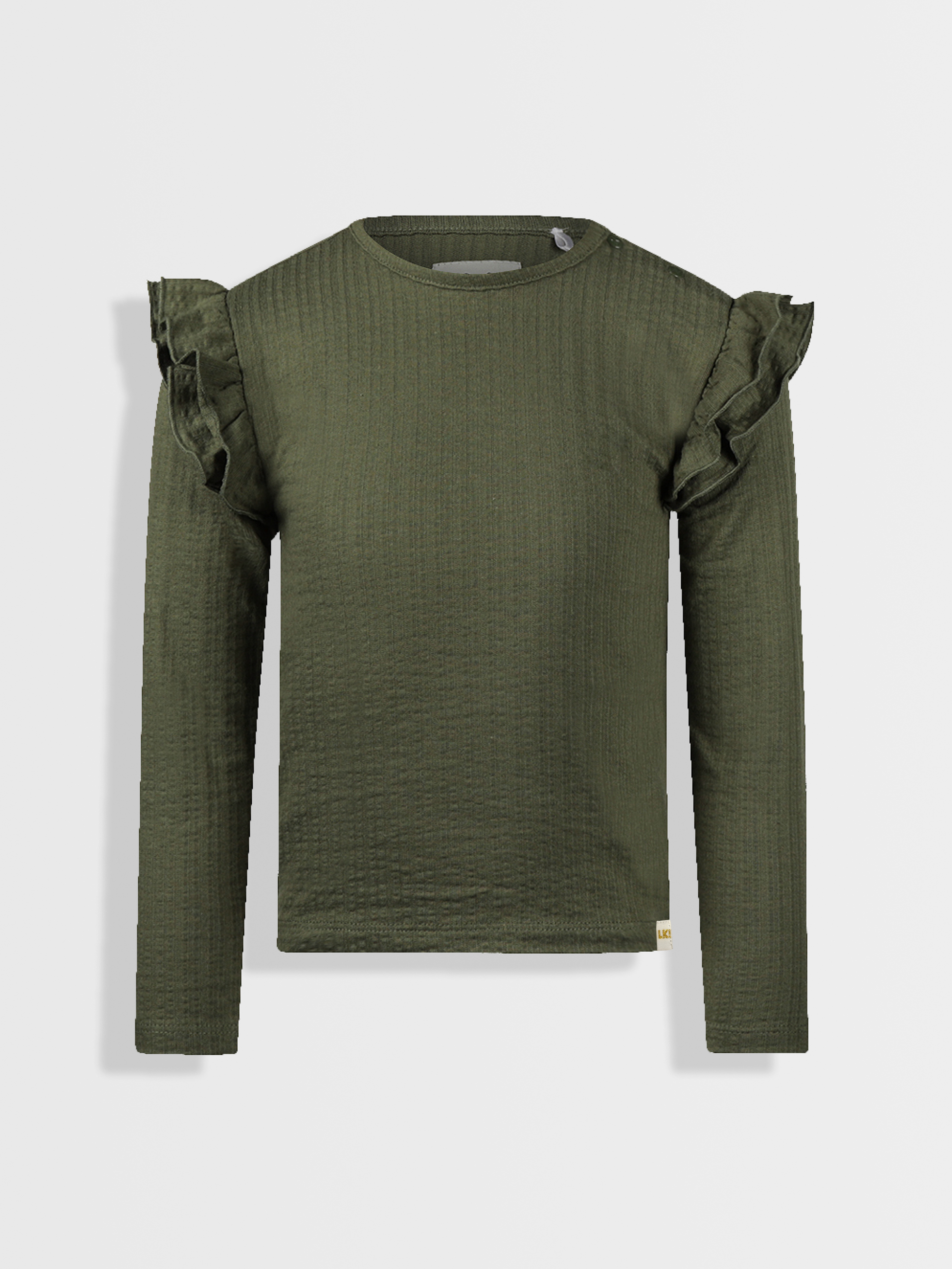 Forest Green | Dekliška majica z dolgimi rokavi - Lucky Kiddo SI 