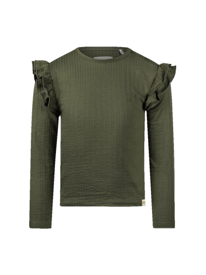 Forest Green | Dekliška majica z dolgimi rokavi