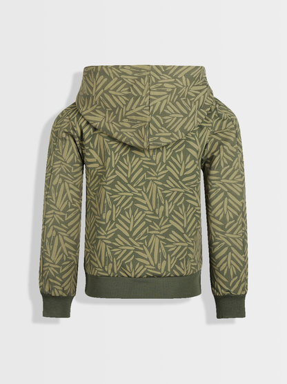 Forest Green | Fantovski pulover s kapuco - Lucky Kiddo SI 