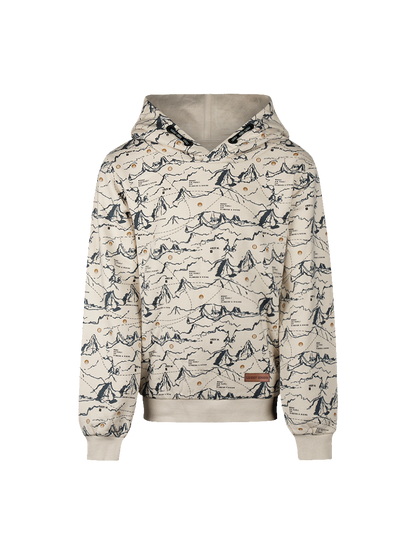 Mountain Magic | Fantovski pulover s kapuco – podložen