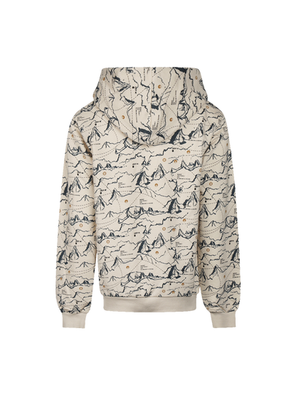 Mountain Magic | Fantovski pulover s kapuco – podložen