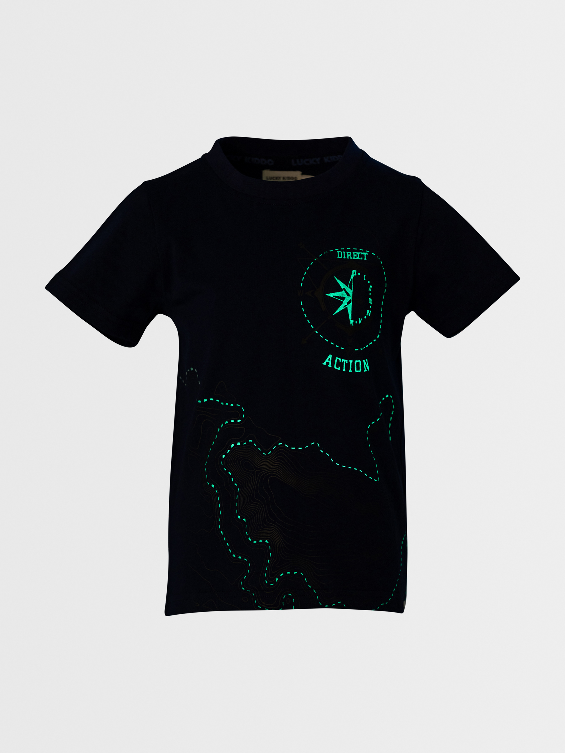 Magic Compass | Fantovska majica s kratkimi rokavi Glow in the dark - Lucky Kiddo SI 