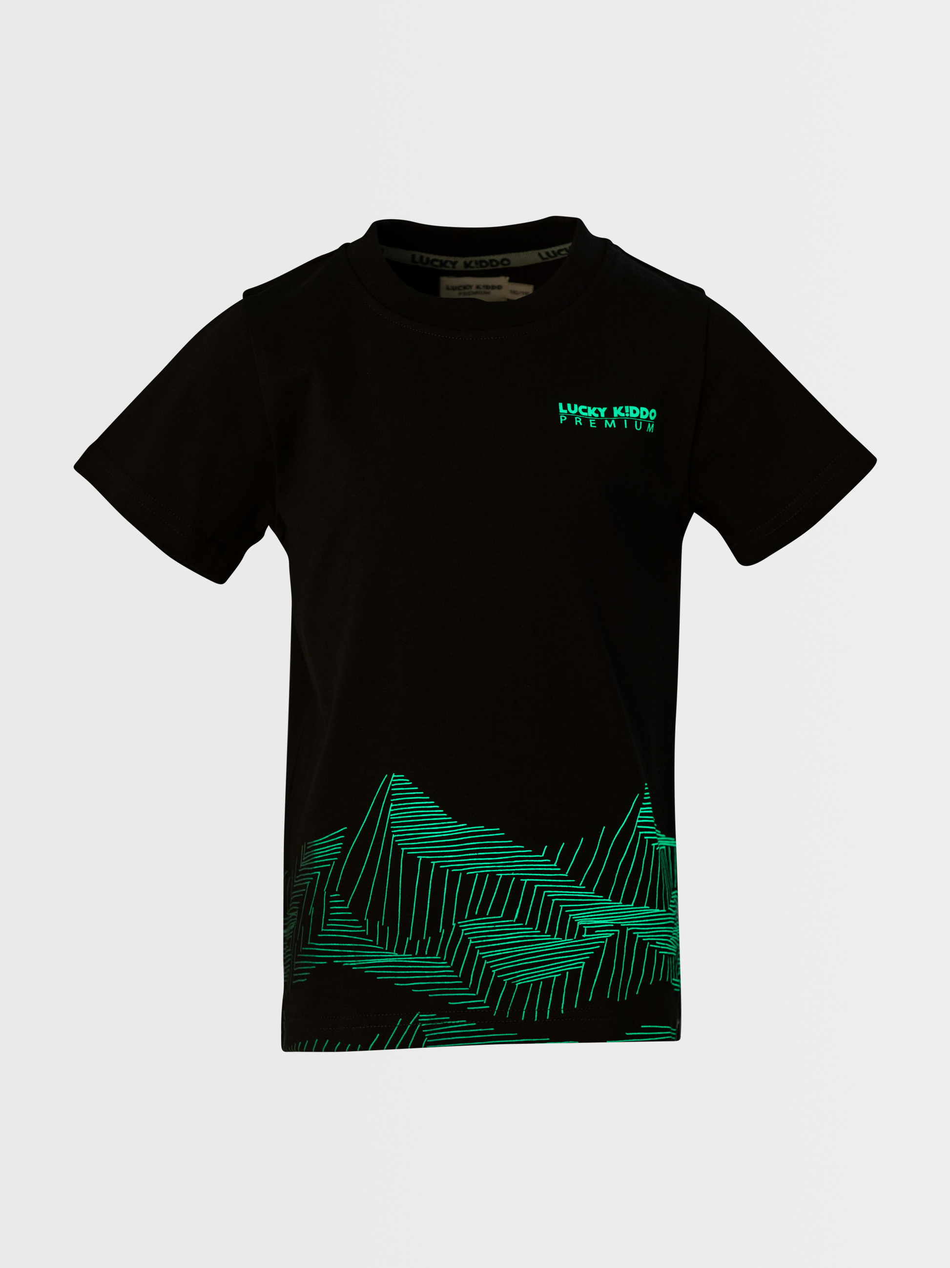 Magic Mountains | Fantovska majica s kratkimi rokavi Glow in the dark - Lucky Kiddo SI 