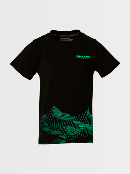 Magic Mountains | Fantovska majica s kratkimi rokavi Glow in the dark - Lucky Kiddo SI 