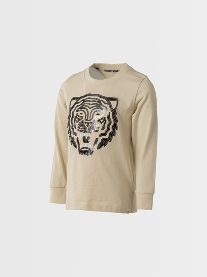 Tiger Beige | Fantovska majica z dolgimi rokavi