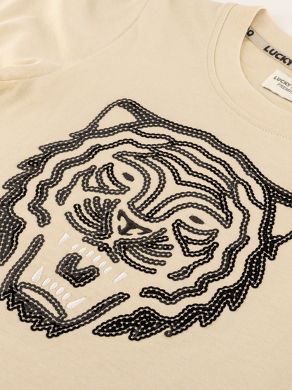 Tiger Beige | Fantovska majica z dolgimi rokavi
