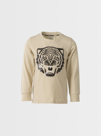 Tiger Beige | Fantovska majica z dolgimi rokavi