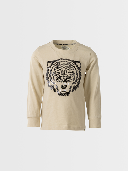 Tiger Beige | Fantovska majica z dolgimi rokavi