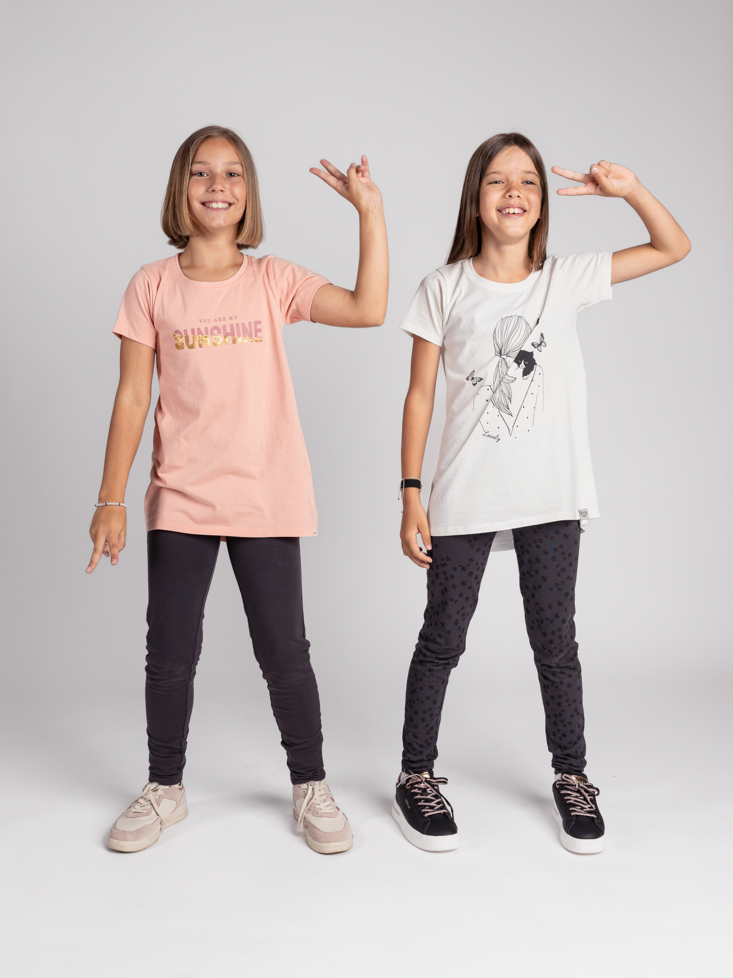 Sunshine | Dekliška tunika s kratkimi rokavi - Lucky Kiddo SI 