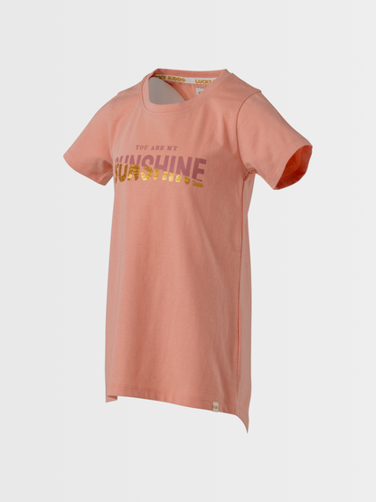 Sunshine | Dekliška tunika s kratkimi rokavi - Lucky Kiddo SI 