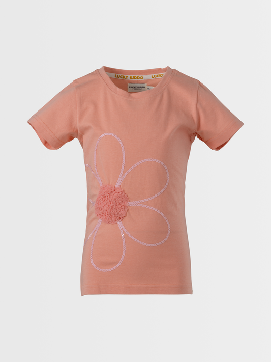 Flower Sparkle | Dekliška majica s kratkimi rokavi - Lucky Kiddo SI 