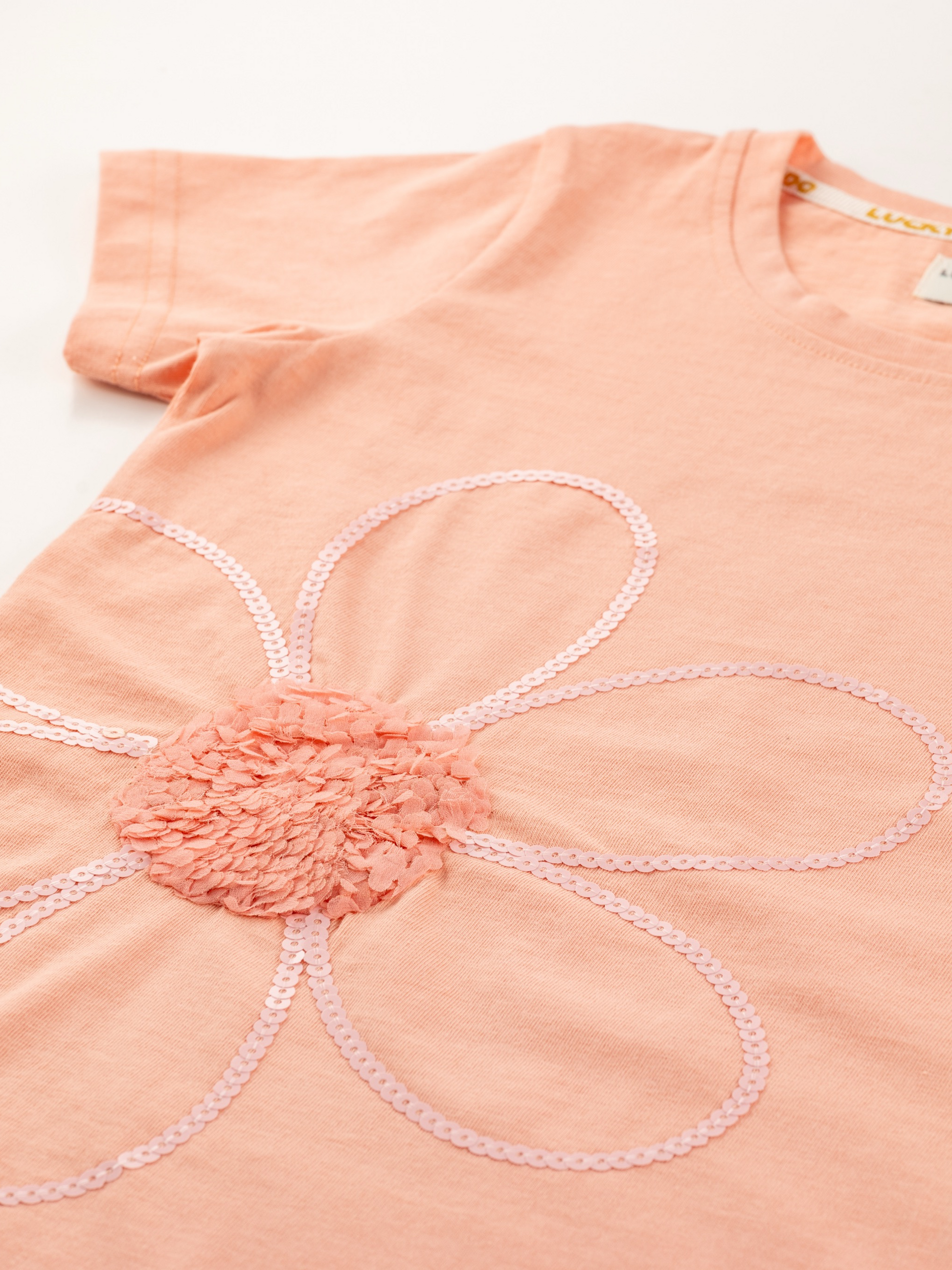Flower Sparkle | Dekliška majica s kratkimi rokavi - Lucky Kiddo SI 