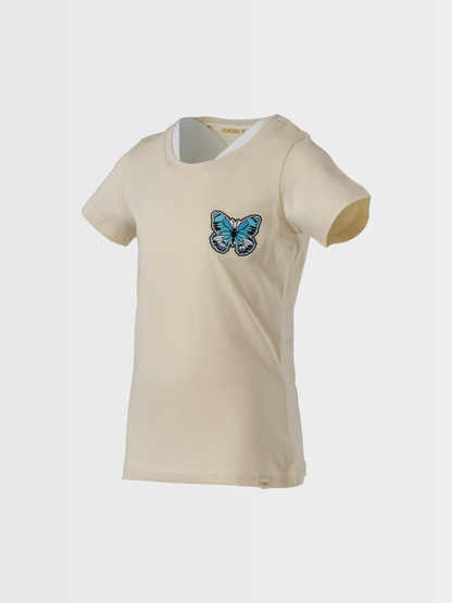 Butterfly | Dekliška majica s kratkimi rokavi - Lucky Kiddo SI 