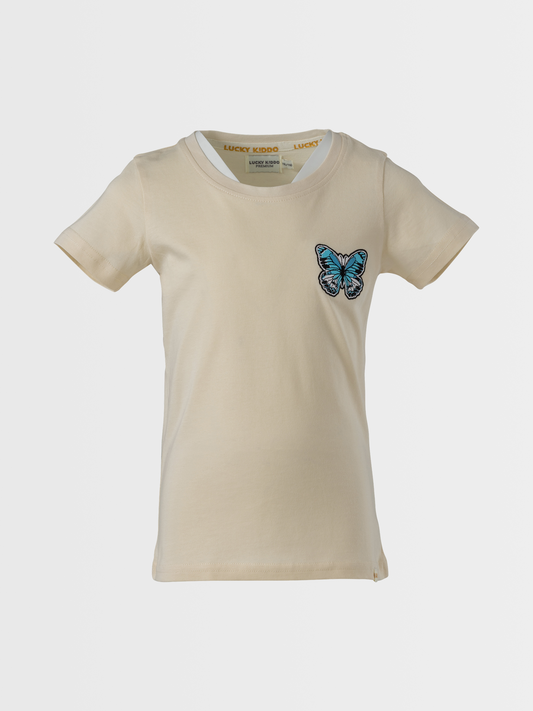 Butterfly | Dekliška majica s kratkimi rokavi - Lucky Kiddo SI 