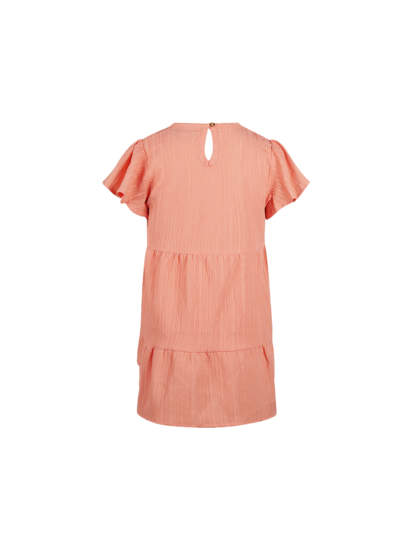 Orange Bloom | Dekliška obleka s kratkimi rokavi