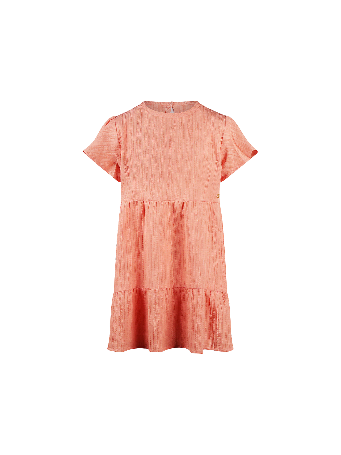 Orange Bloom | Dekliška obleka s kratkimi rokavi